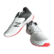 New Balance CK 4020 k4 Rubber Cricket Shoes - White/Red New Balance